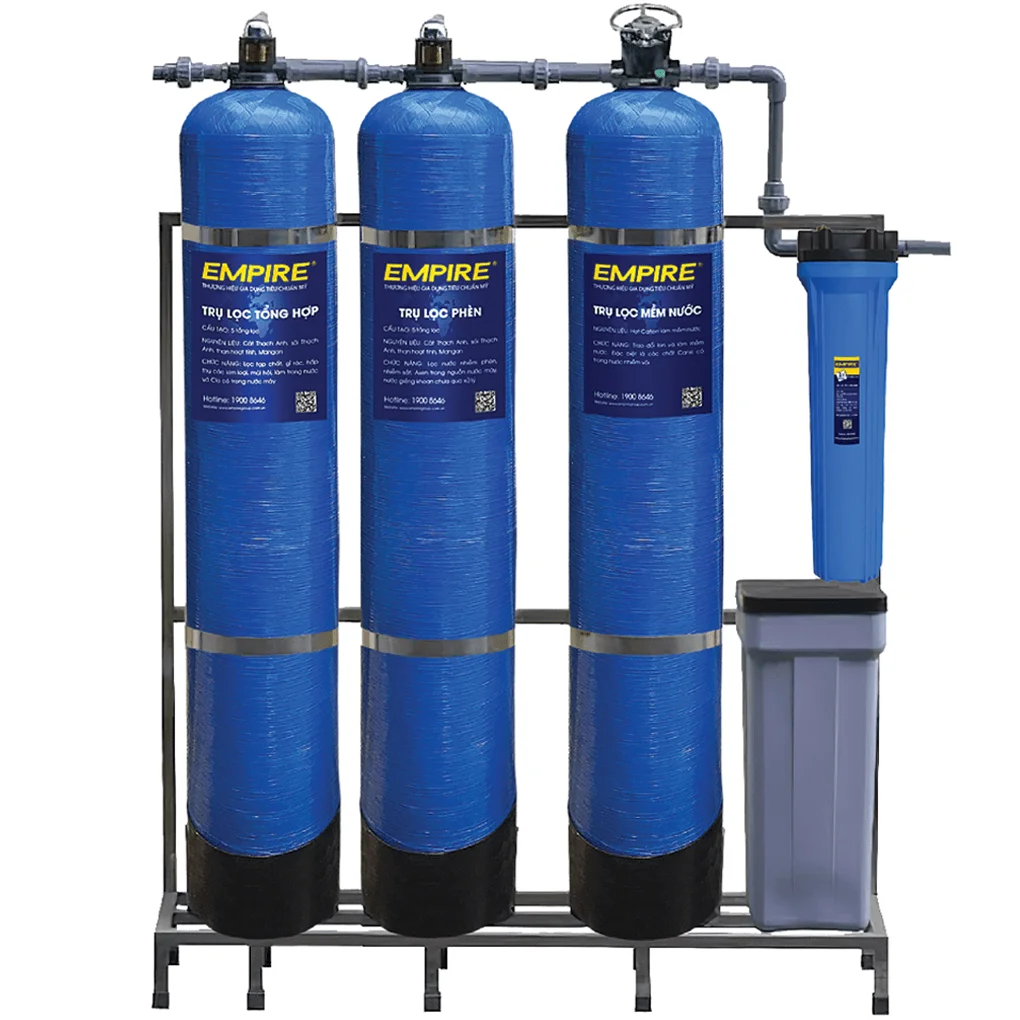 Bộ Lọc Nước 3 Trụ Lọc Cơ Empire E-CPS03-C