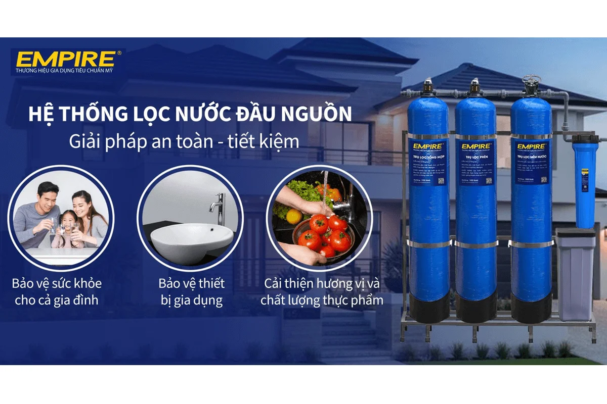Bộ Lọc Nước 3 Trụ Lọc Cơ Empire E-CPS03-C 2