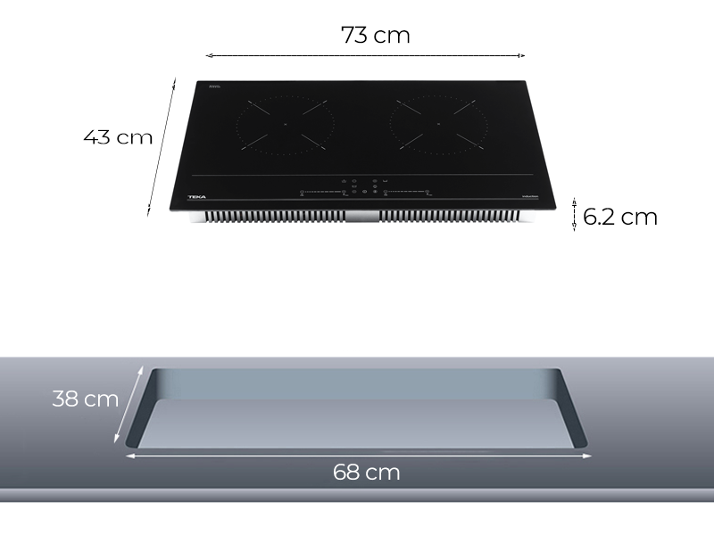 Bếp Từ Đôi Teka IBC 7322 S 11