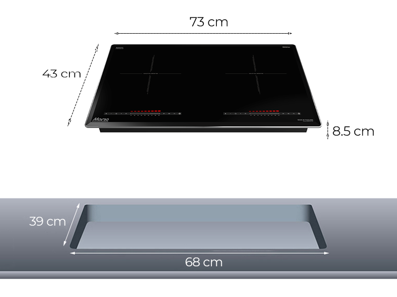 Bếp Đôi Điện Từ Sunhouse Mama MMB82102-TMT - Xuất Xứ Thái Lan 12