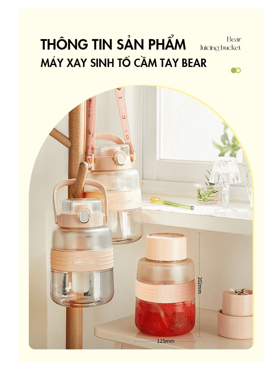 Máy Xay Sinh Tố Cầm Tay Bear LLJ-P10X5 17