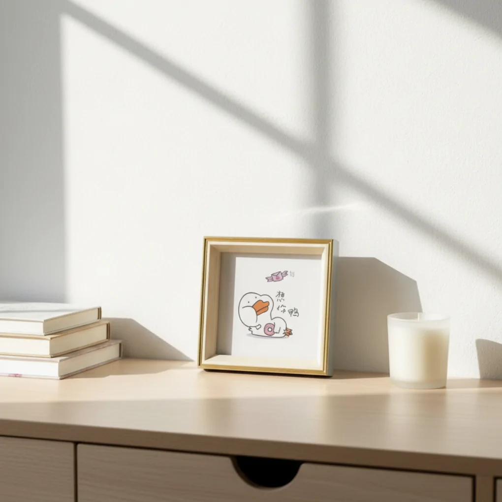 Khung Hình Vuông ECOPF20255 Xám