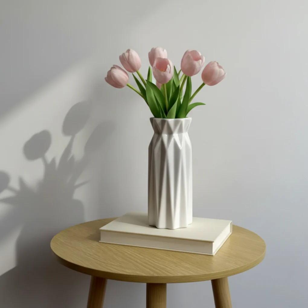 Bình Hoa Sứ ECOFJ20255 Trắng