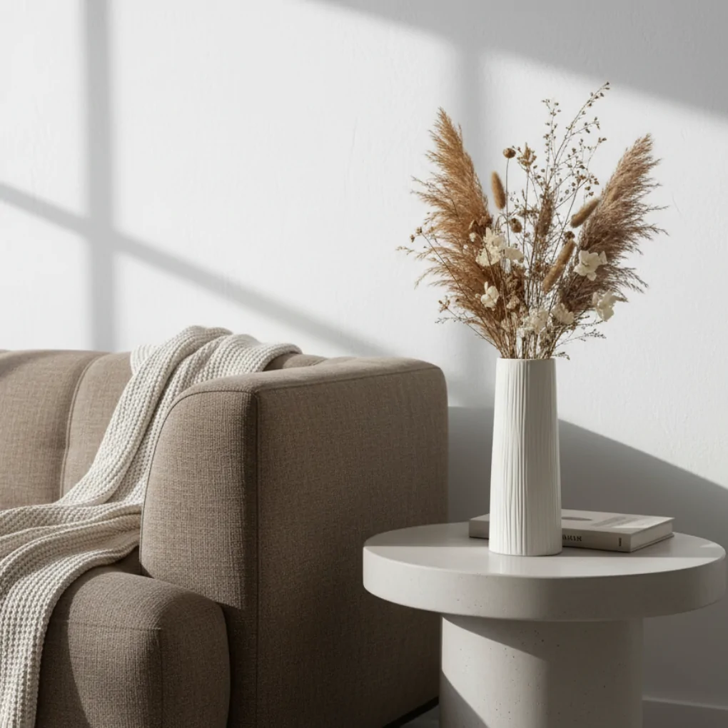 Bình Hoa Sứ ECOFJ20256 Trắng