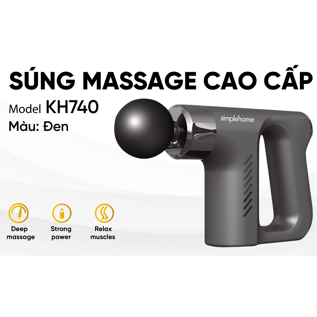 Máy Massage Cao Cấp Simplehome KH-740 Màu Đen 2
