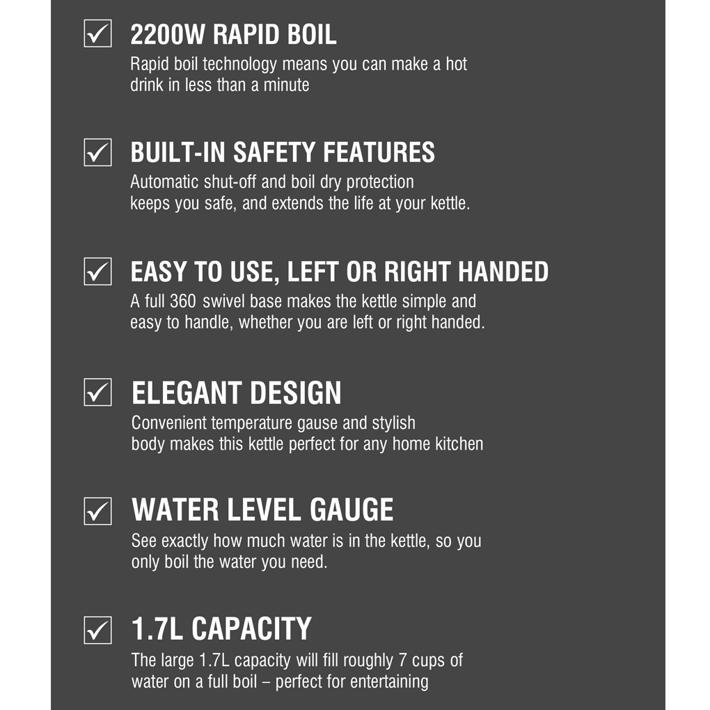 Bình Đun Siêu Tốc Thủy Tinh Simplehome HHB1792 1.7 Lít 5