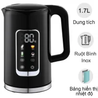 Bình Đun Siêu Tốc 2 Lớp Simplehome HHB8723D Màu Đen