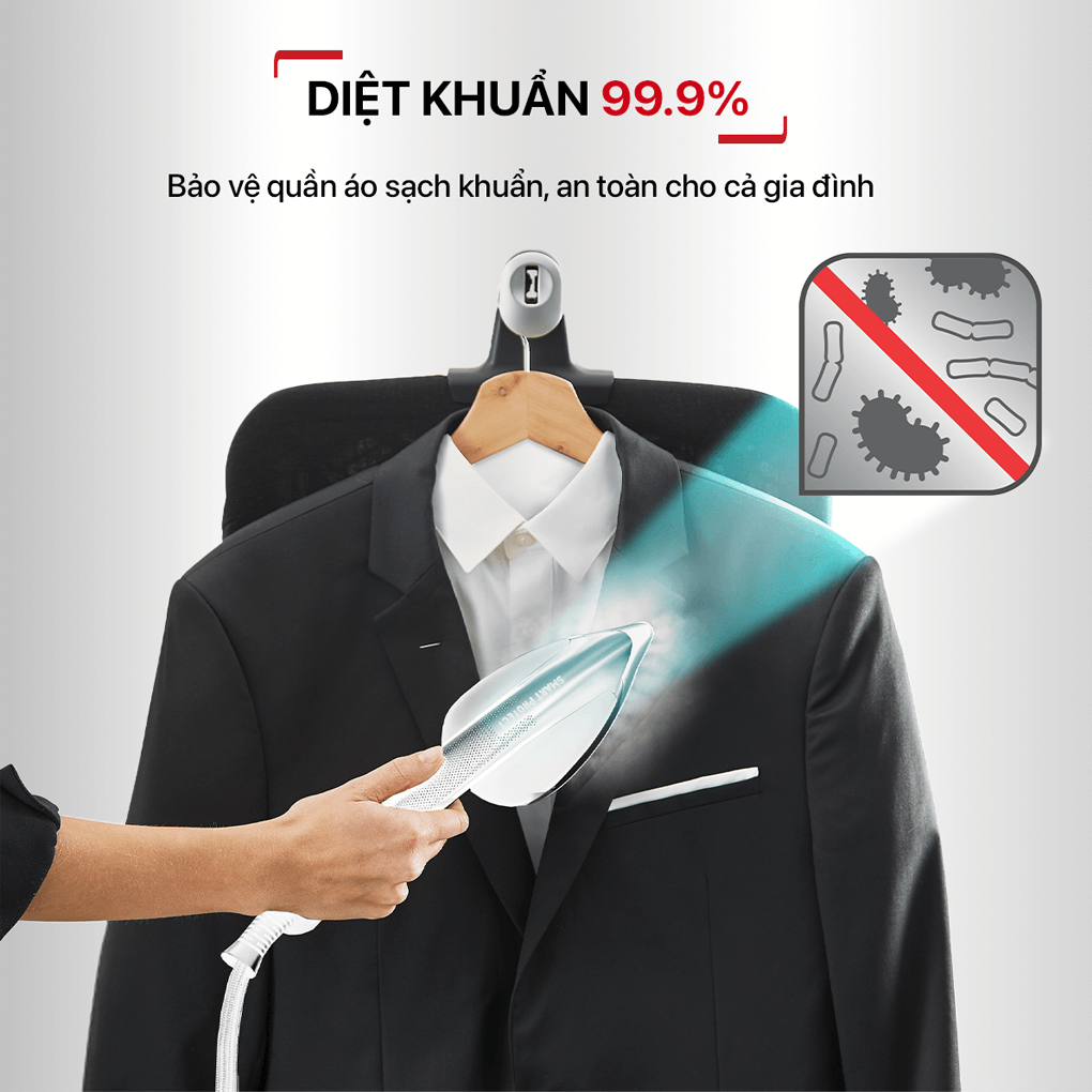 Bàn Ủi Hơi Nước Đứng Tefal IXEO-QT1411K0 13