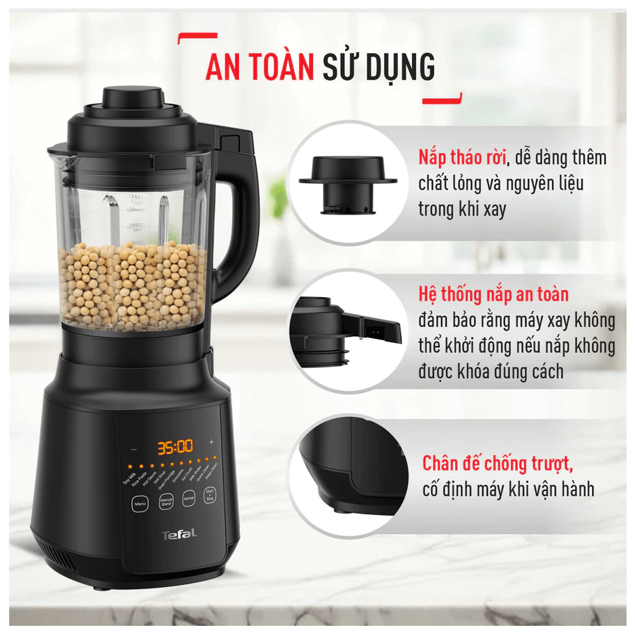 Máy Xay Sinh Tố Và Sữa Hạt Tefal BL511868 - 1.75 Lít 9