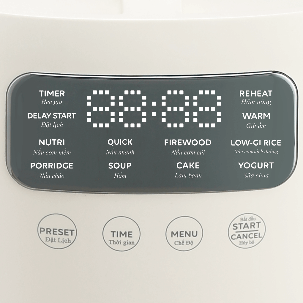 Nồi Cơm Điện Tử 3D Tách Đường Paveden Retro PR-3D12LSBE 1.2 Lít 6