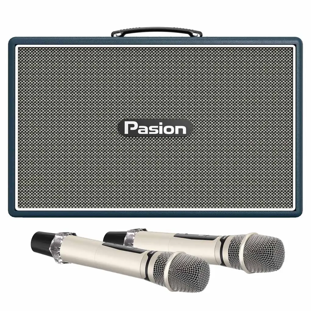 Loa Karaoke Di Động Xách Tay Paramax PASION Outro ( Blue Leather)