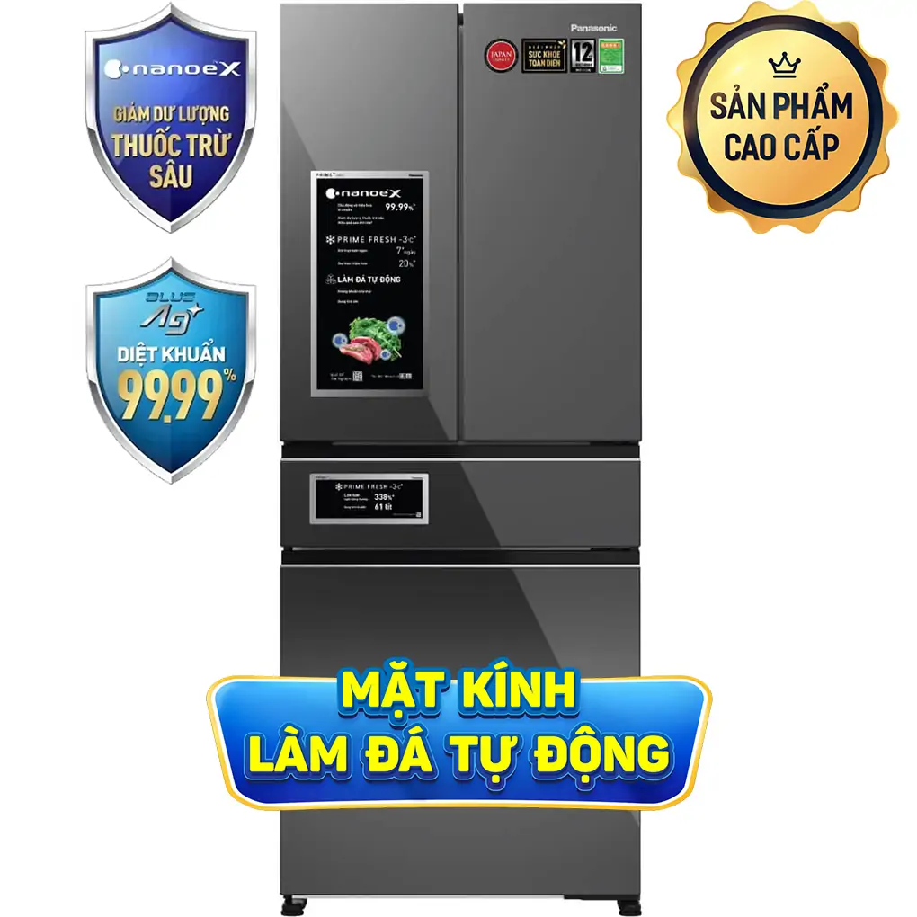Tủ Lạnh Panasonic Inverter 545 Lít PRIME+ Edition NR-YW590XJKV
