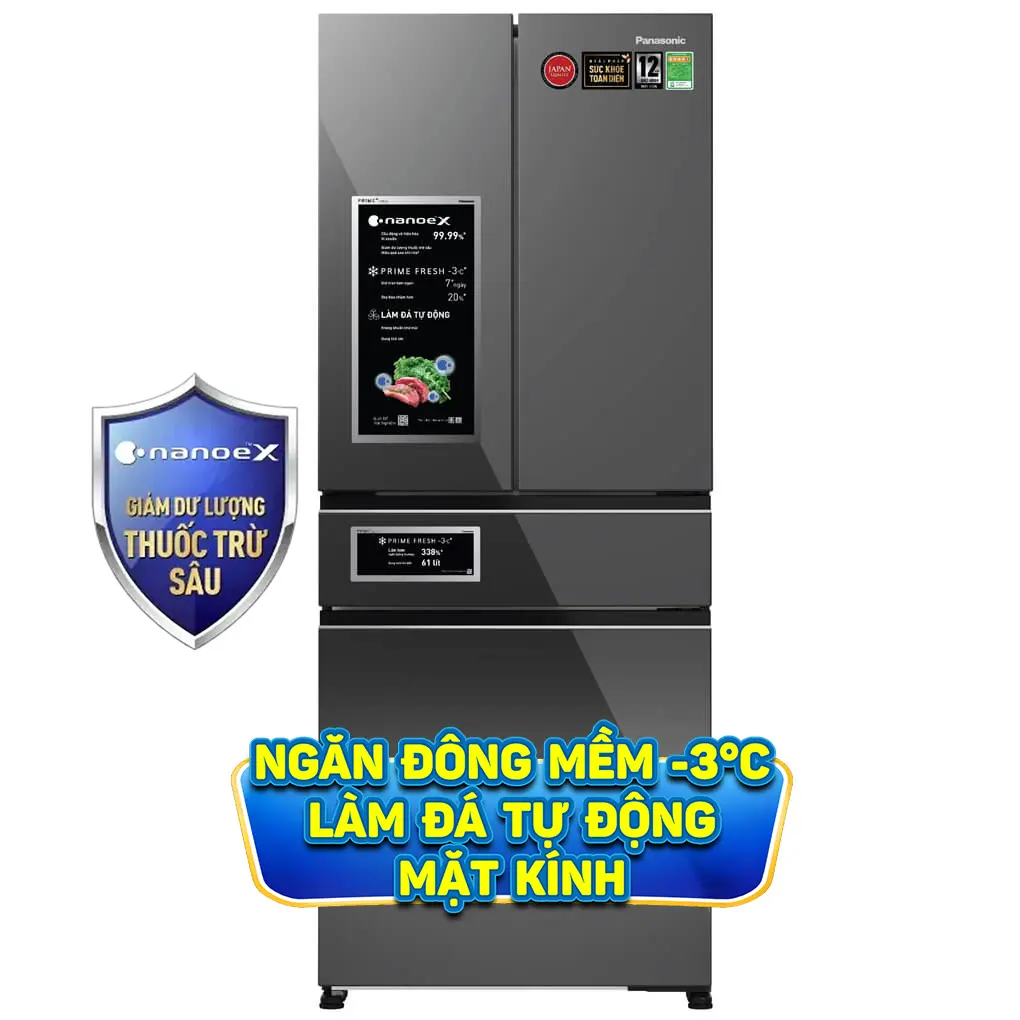 Tủ Lạnh Panasonic Inverter 545 Lít PRIME+ Edition NR-YW590XJKV