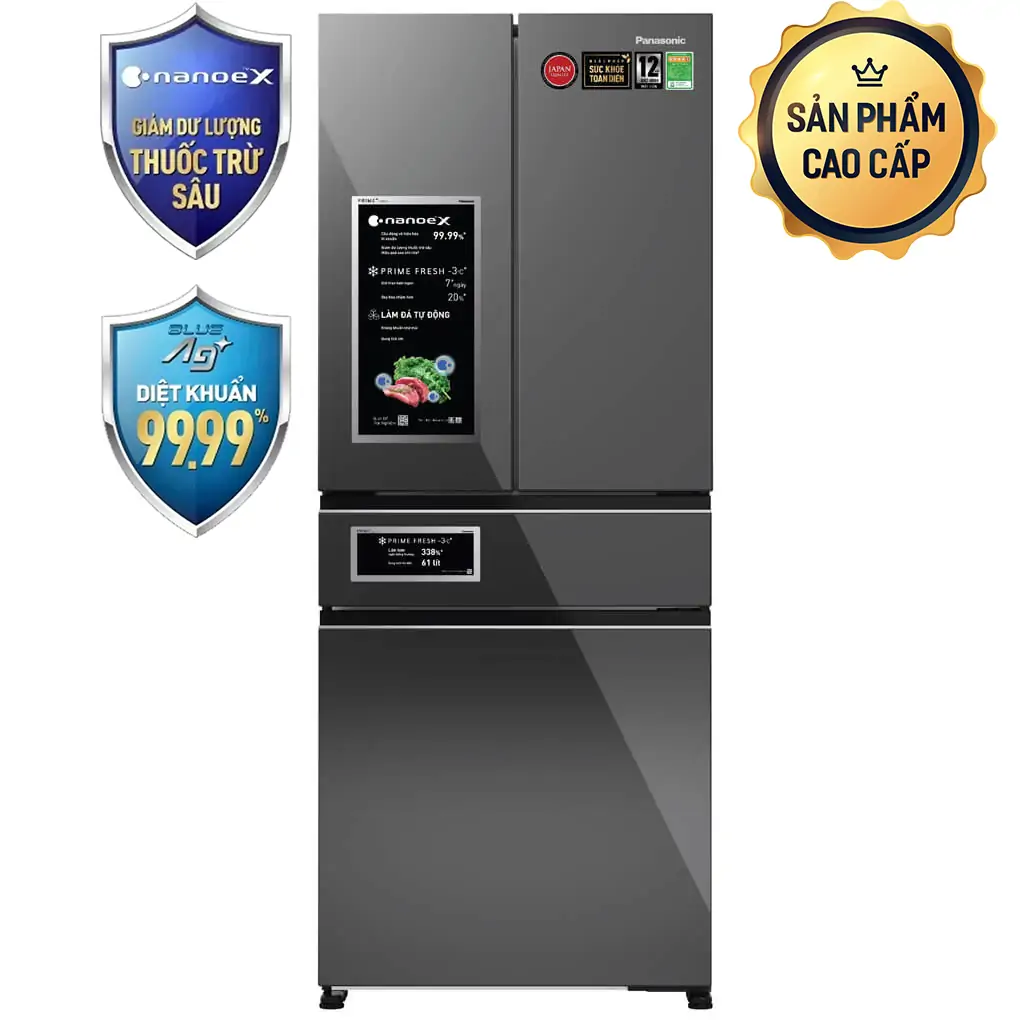 Tủ Lạnh Panasonic Inverter 545 Lít PRIME+ Edition NR-YW590XJKV