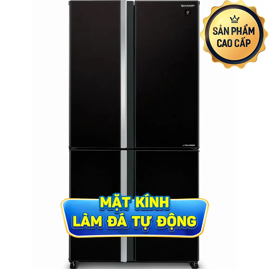 Tủ Lạnh Sharp Inverter 611 Lít SJ-FXPI700VG-BK