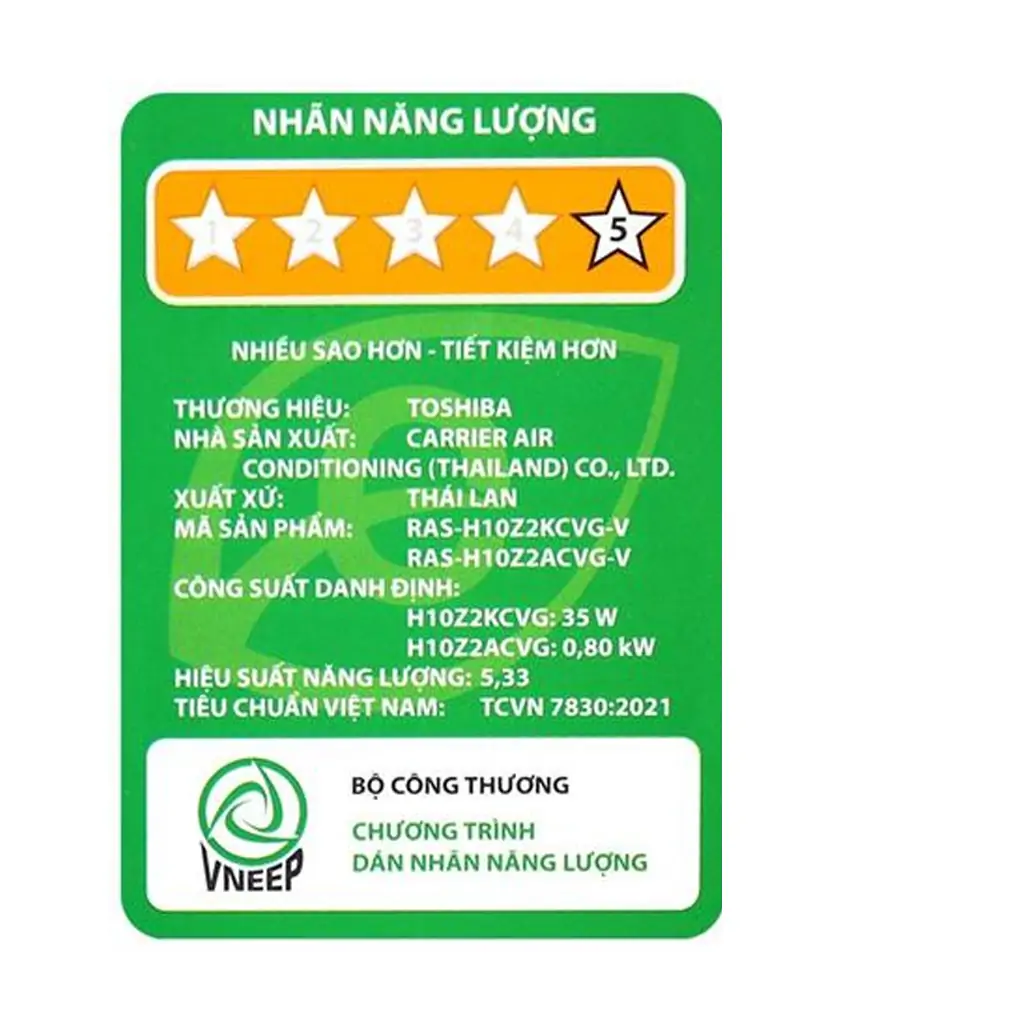 Máy Lạnh Toshiba Inverter 1 Hp RAS-H10Z2KCVG-V 5