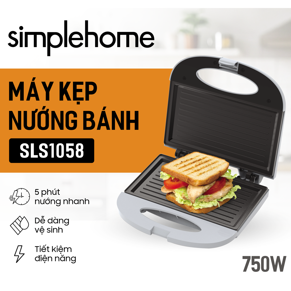 Máy Kẹp Nướng Bánh Sandwich Simplehome SLS1058 1