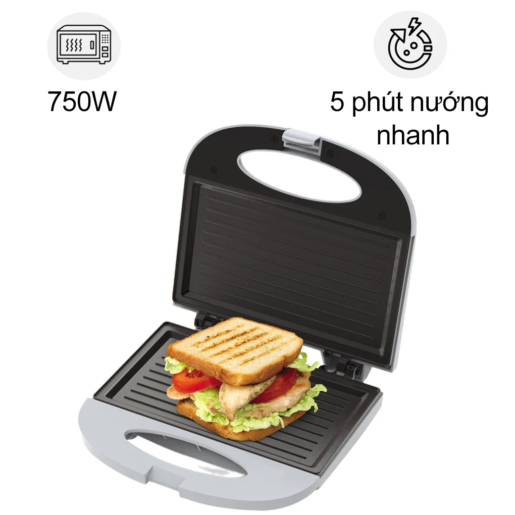 Máy Kẹp Nướng Bánh Sandwich Simplehome SLS1058