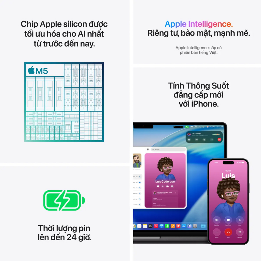 Macbook Pro 14.2 M5 512GB, Đen 6