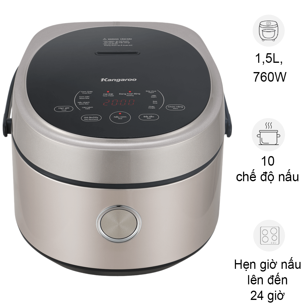 Nồi Cơm Điện Tử KG15DR10 1.5 L&iacute;t