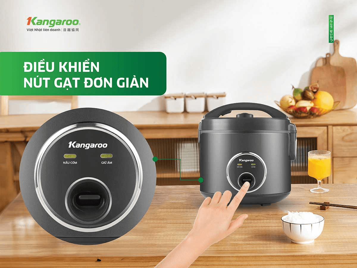 Nồi Cơm Điện Kangaroo KGRC18M3 1.8 Lít 8
