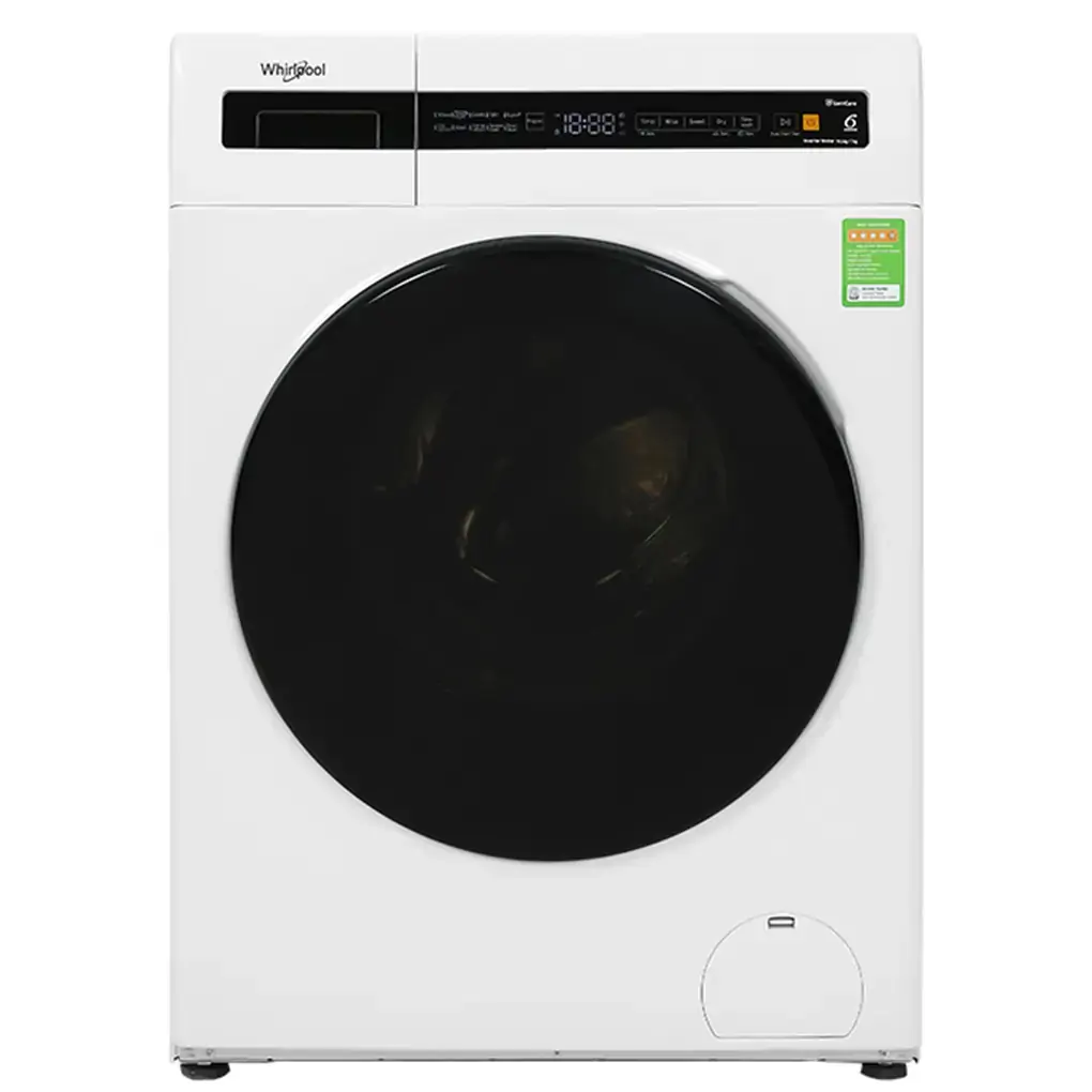 Máy Giặt Sấy (Washer) Whirlpool Inverter 10.5/7 Kg WWEB10702FW