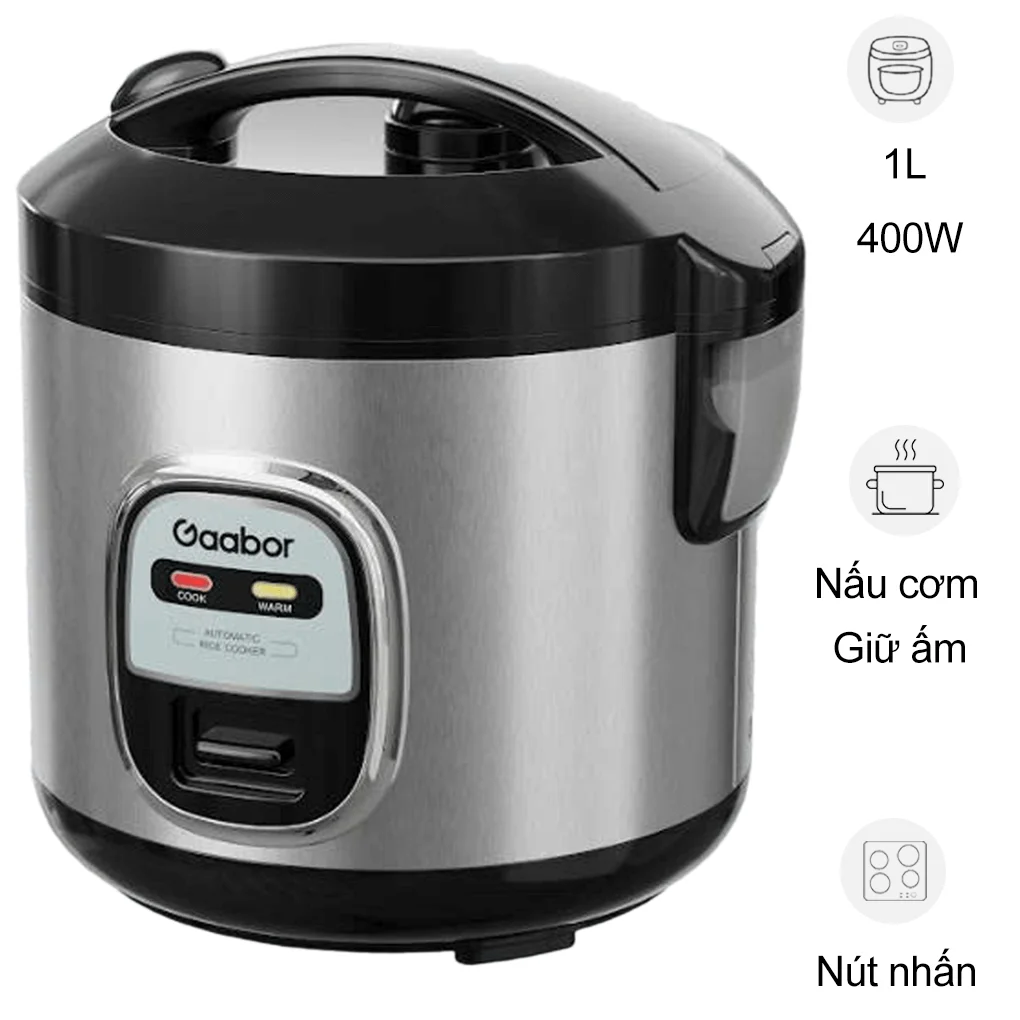 Nồi Cơm Điện Gaabor RC20M-YE01A 1 Lít