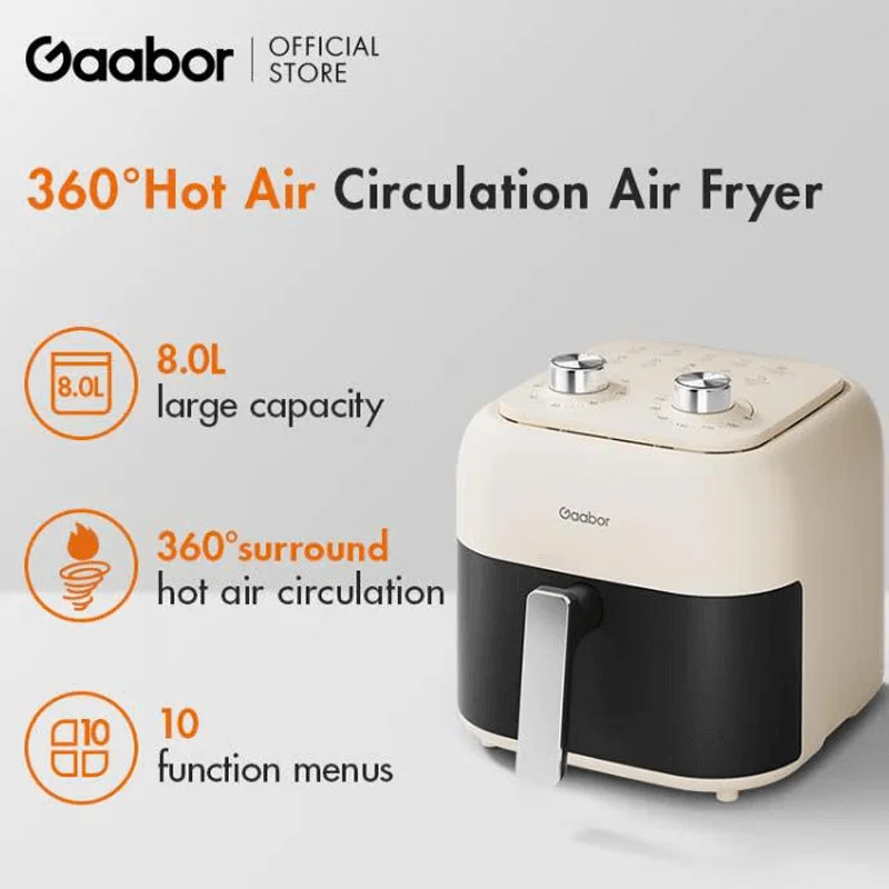 Nồi Chiên Không Dầu Gaabor AF-80M01A 8 Lít 10