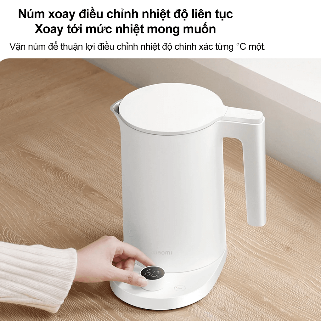 Ấm Đun Nước Xiaomi Smart Kettle 2 Pro EU (BHR9107EU) 1.7 Lít 10