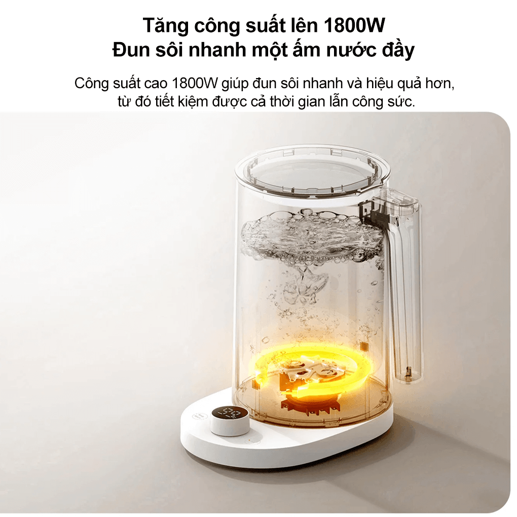 Ấm Đun Nước Xiaomi Smart Kettle 2 Pro EU (BHR9107EU) 1.7 Lít 13