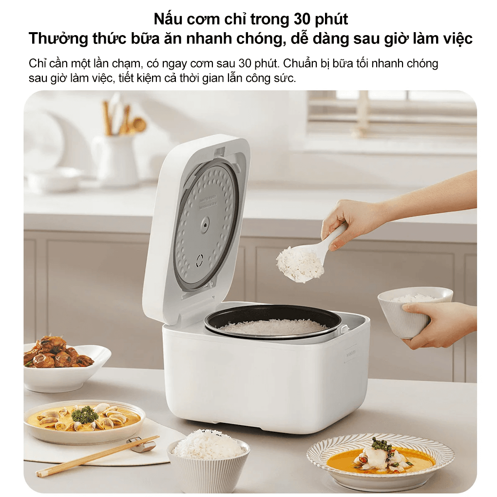 Nồi Cơm Điện Xiaomi Multifunctional Rice Cooker (BHR9115VN) 4 Lít 7