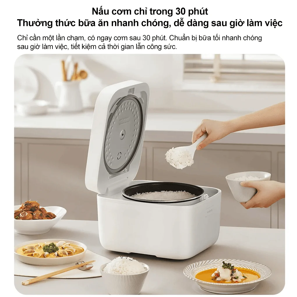 Nồi Cơm Điện Xiaomi Multifunctional Rice Cooker (BHR9115VN) 4 Lít 7