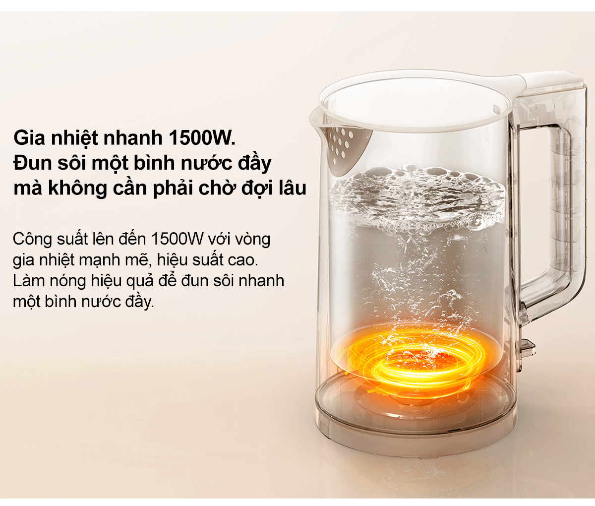 Ấm Đun Nước Xiaomi Electric Kettle 2 Lite EU (BHR9036EU) 1.5 Lít 1
