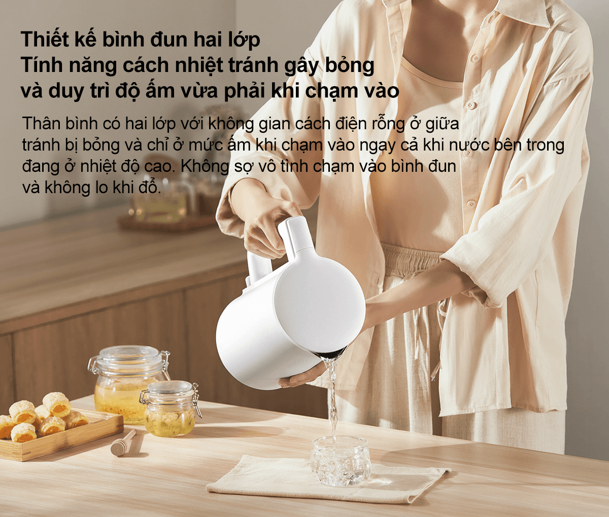 Ấm Đun Nước Xiaomi Electric Kettle 2 Lite EU (BHR9036EU) 1.5 Lít 5