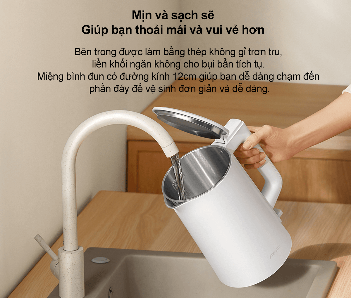 Ấm Đun Nước Xiaomi Electric Kettle 2 Lite EU (BHR9036EU) 1.5 Lít 8