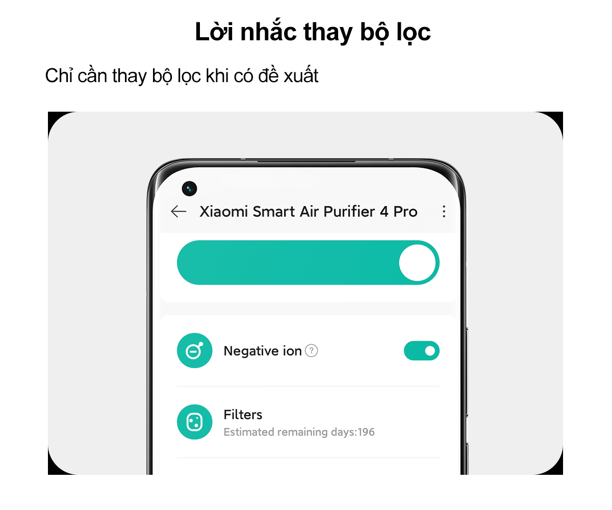 Máy Lọc Không Khí Xiaomi Smart Air Purifier 4 Pro (BHR5056EU) 9