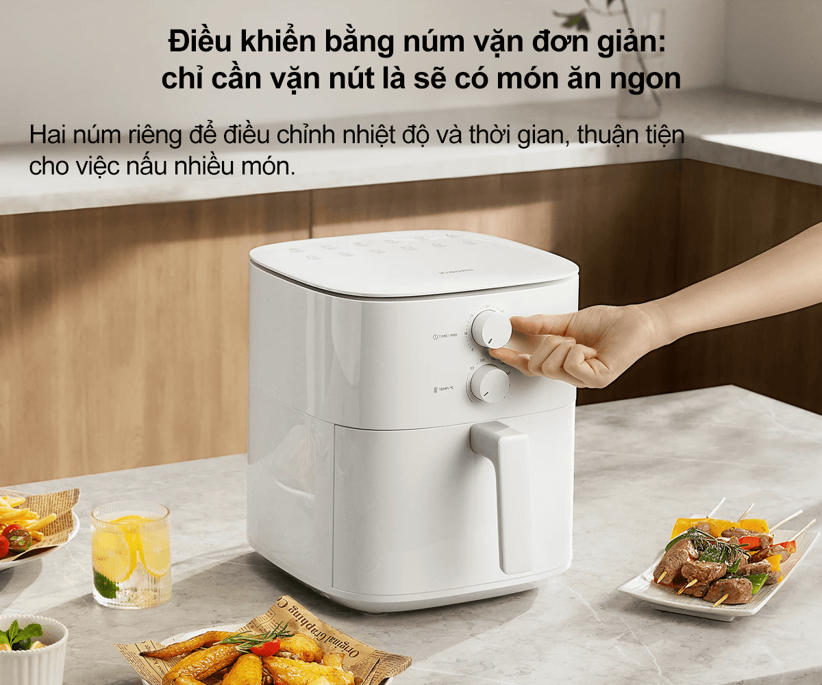Nồi Chiên Không Dầu Xiaomi Air Fryer Essential EU (BHR8588EU) 6 Lít 10