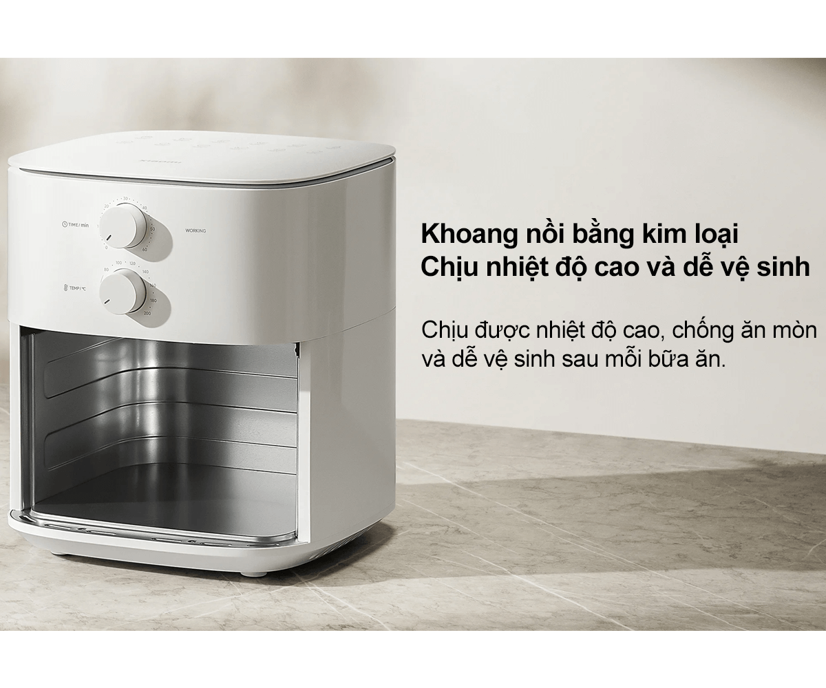 Nồi Chiên Không Dầu Xiaomi Air Fryer Essential EU (BHR8588EU) 6 Lít 9