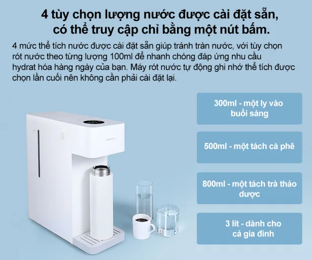 Máy Lọc Nước Nóng Lạnh Xiaomi Smart Water Dispenser EU (BHR8992EU)
