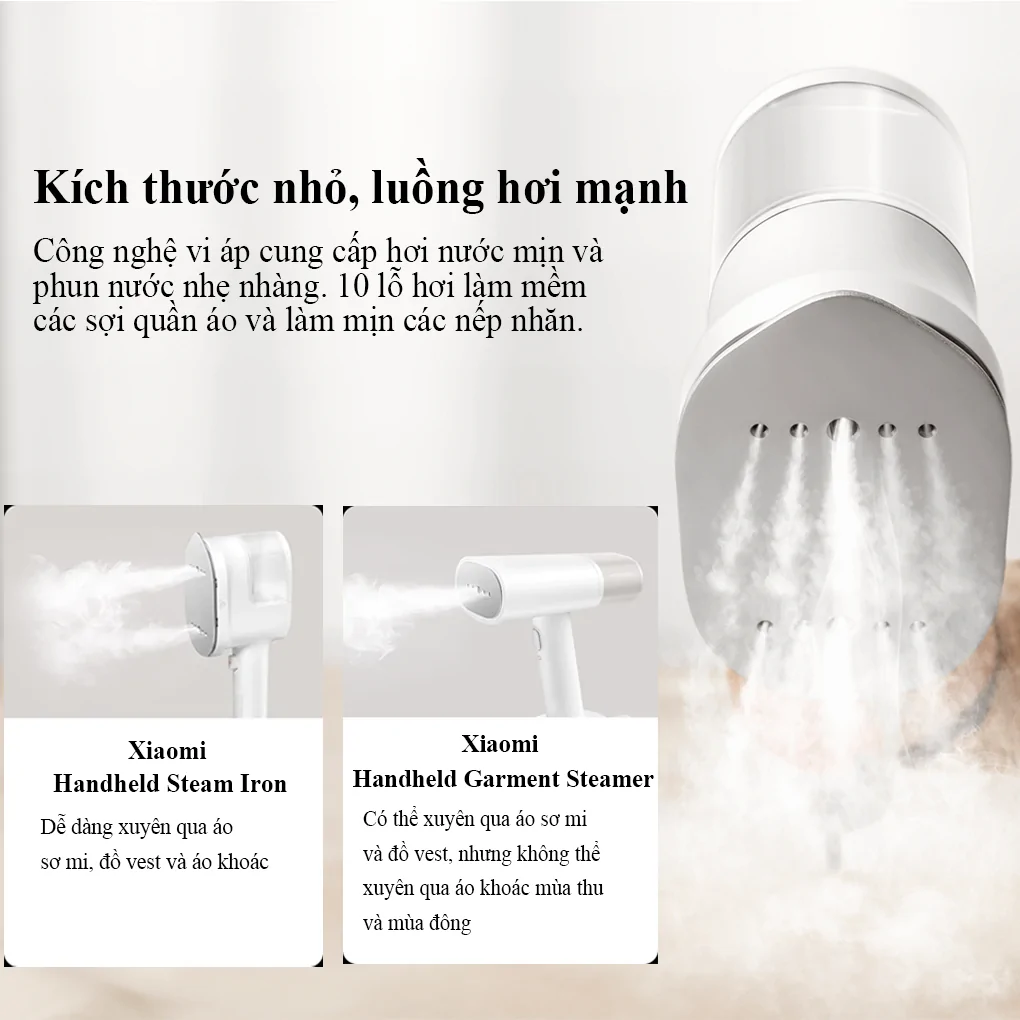 Bàn Ủi Hơi Nước Xiaomi Handheld Steam Iron EU (BHR9034EU) 1