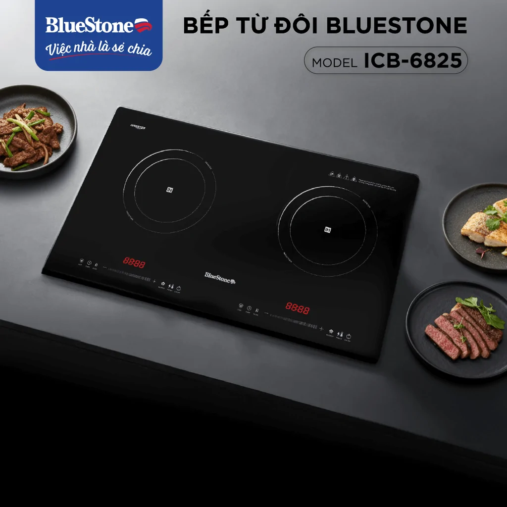 Bếp Từ Đôi BlueStone ICB-6825 5000W 1