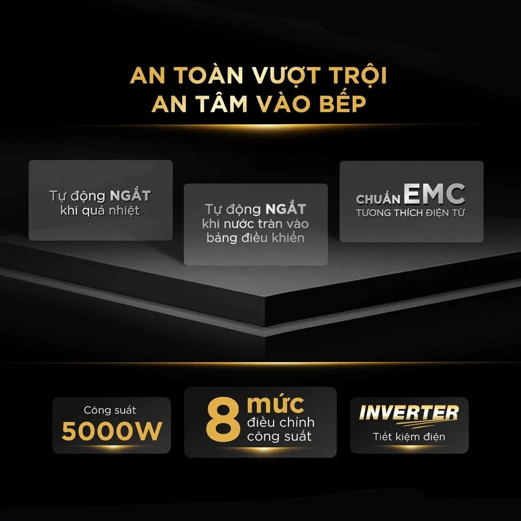 Bếp Từ Đôi BlueStone ICB-6825 5000W 2