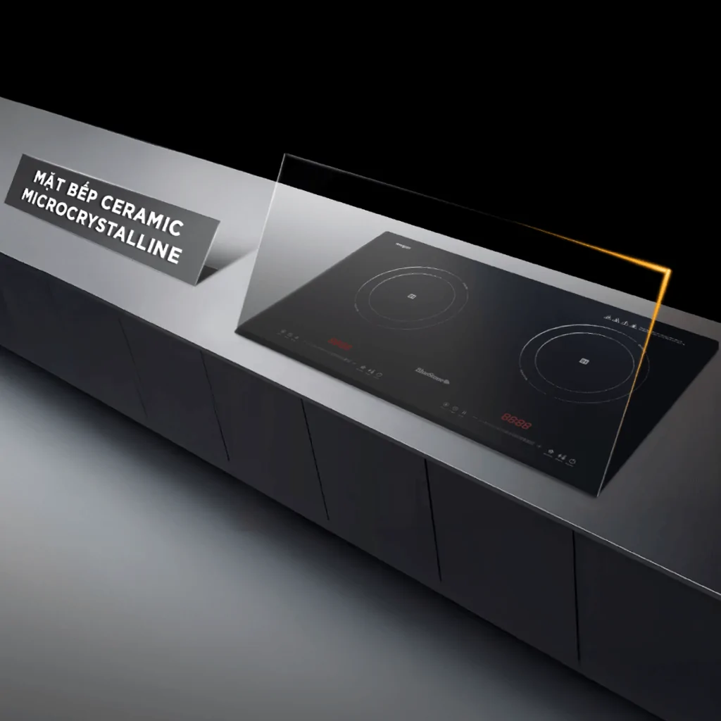 Bếp Từ Đôi BlueStone ICB-6825 5000W 3