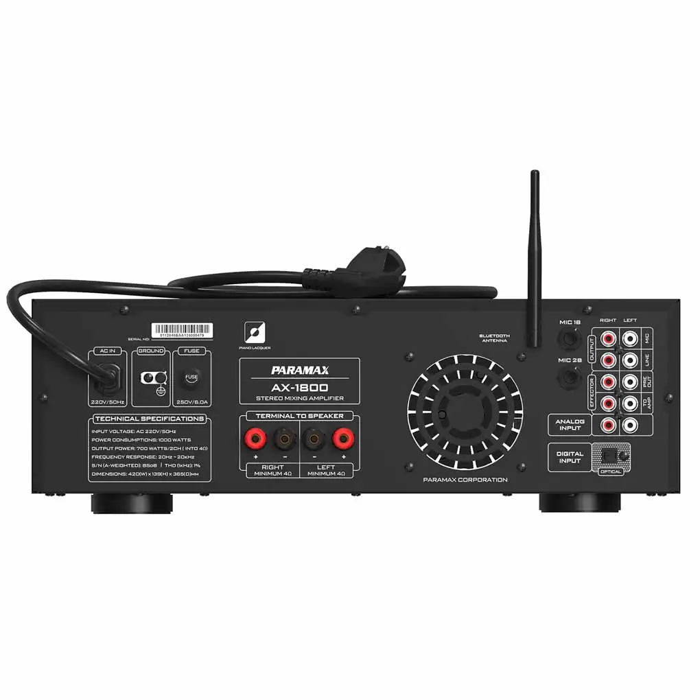 Amply Karaoke Paramax AX-1800 2