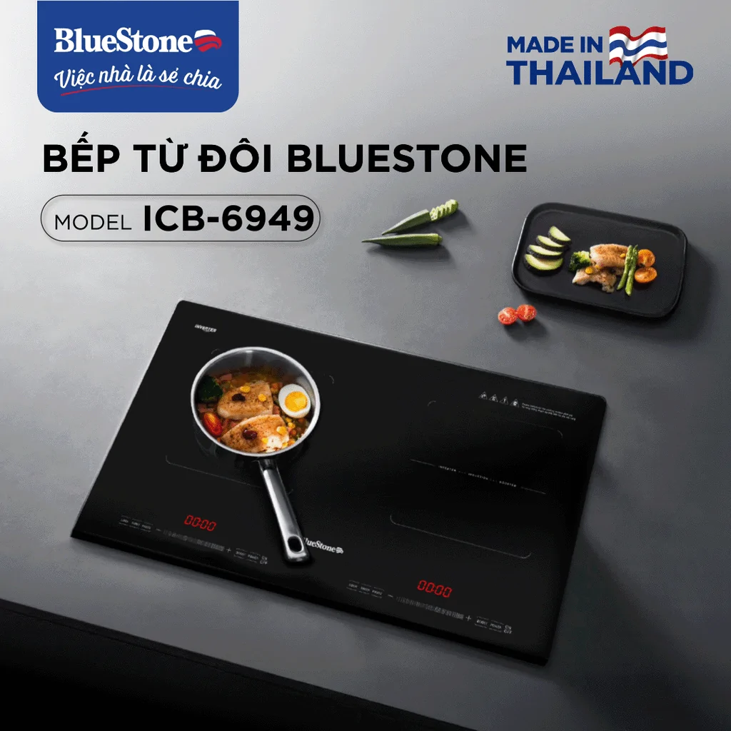 Bếp Từ Đôi BlueStone ICB-6949 5200W - Xuất Xứ Thái Lan 1