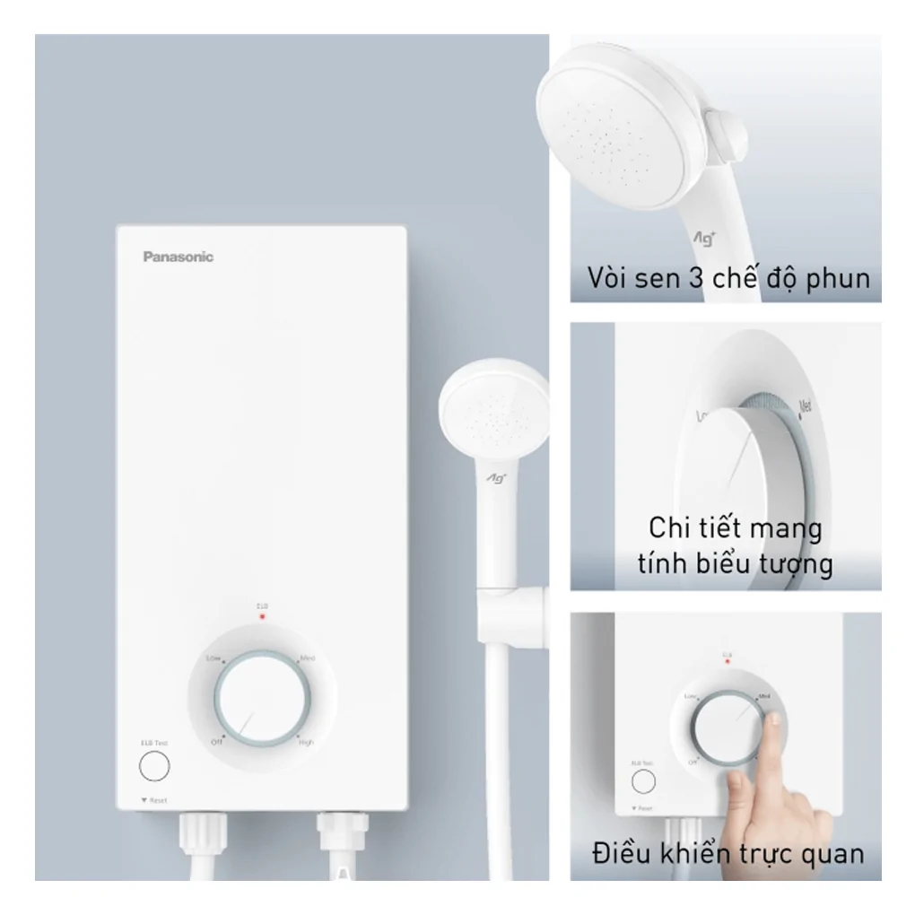 Máy Nước Nóng Trực Tiếp Panasonic DH-4VS1VW 4500W - Xuất Xứ Malaysia 7
