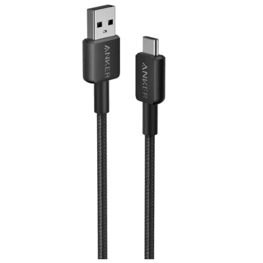 Cáp Sạc Anker 322 A-C 1.8m Nylon Đen (Black) B2B_A81H6
