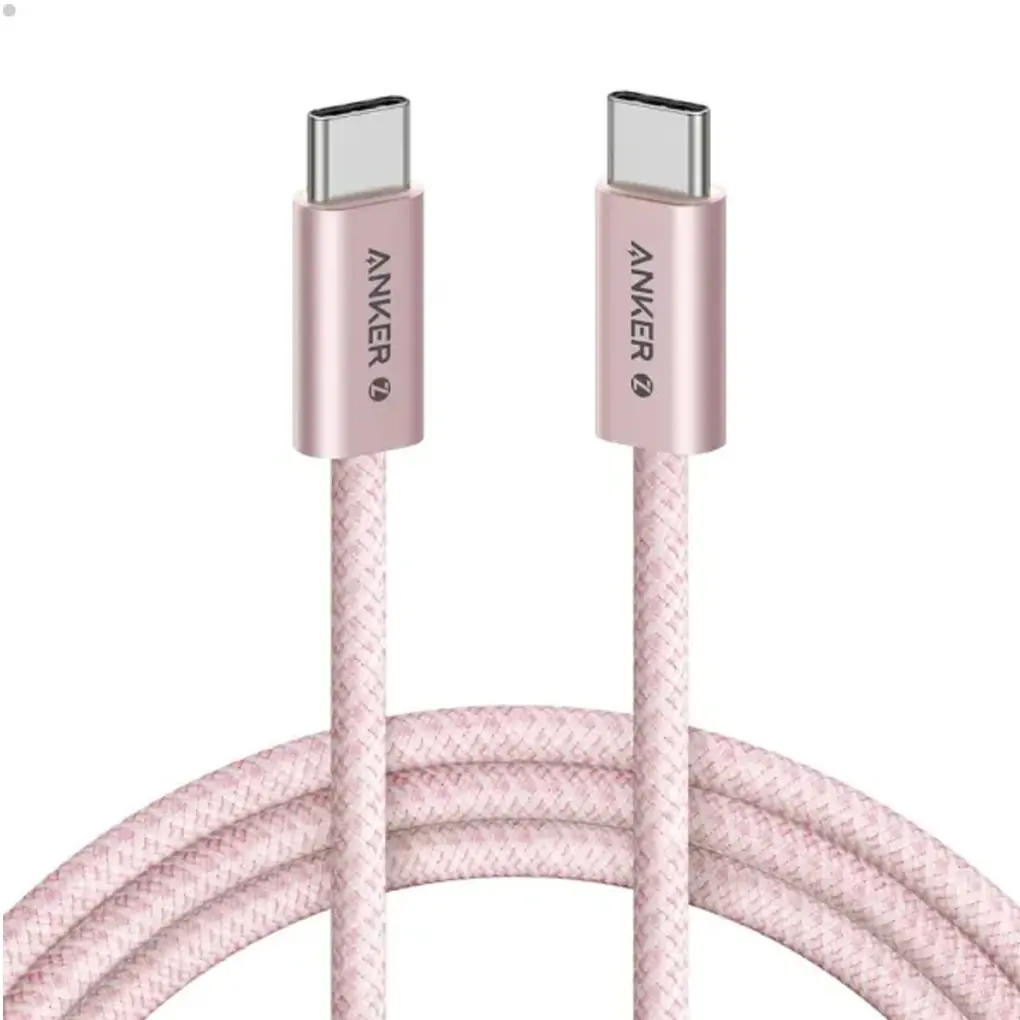 Cáp Sạc Anker Zolo C-C 1m Nylon Hồng (Pink) B2B_A8060