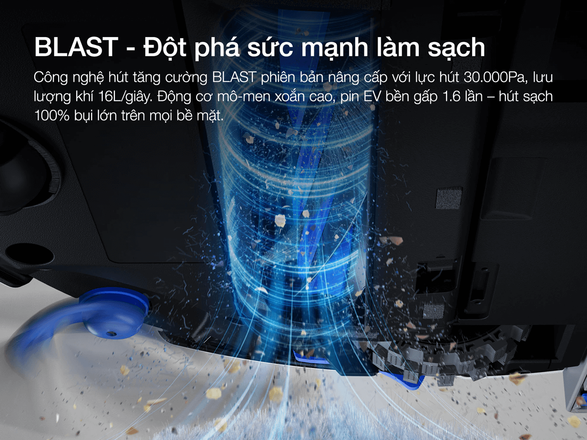 Robot Hút Bụi Thông Minh Ecovacs T90 PRO OMNI Màu Đen 10