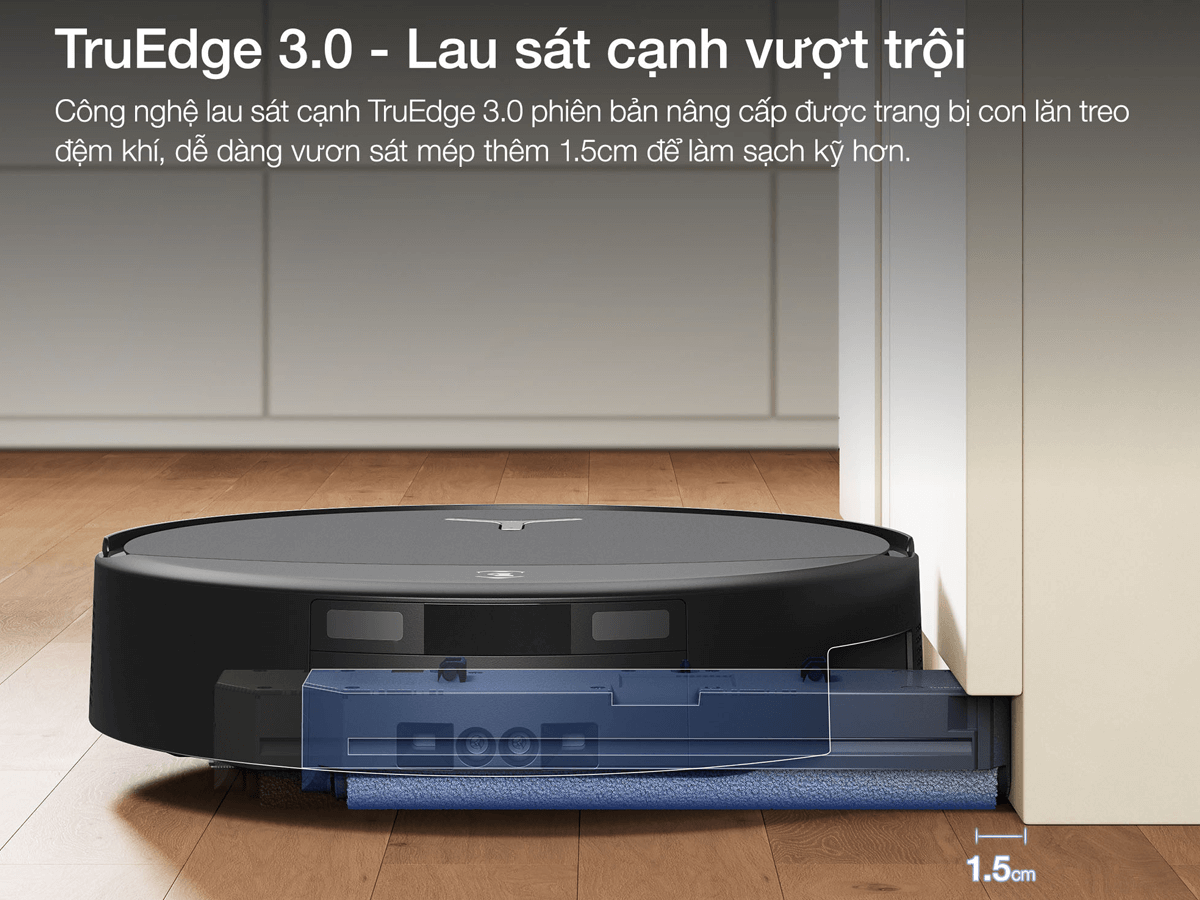 Robot Hút Bụi Thông Minh Ecovacs T90 PRO OMNI Màu Đen 12